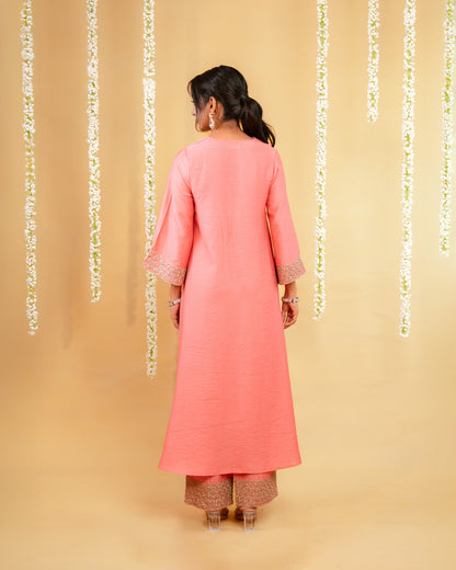 Rose Glow Kurta Set