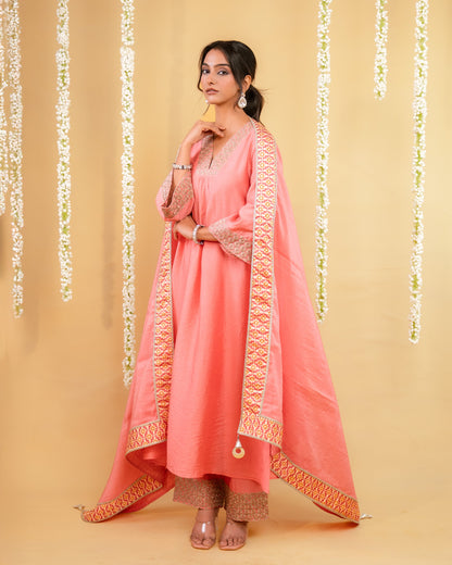 Rose Glow Kurta Set