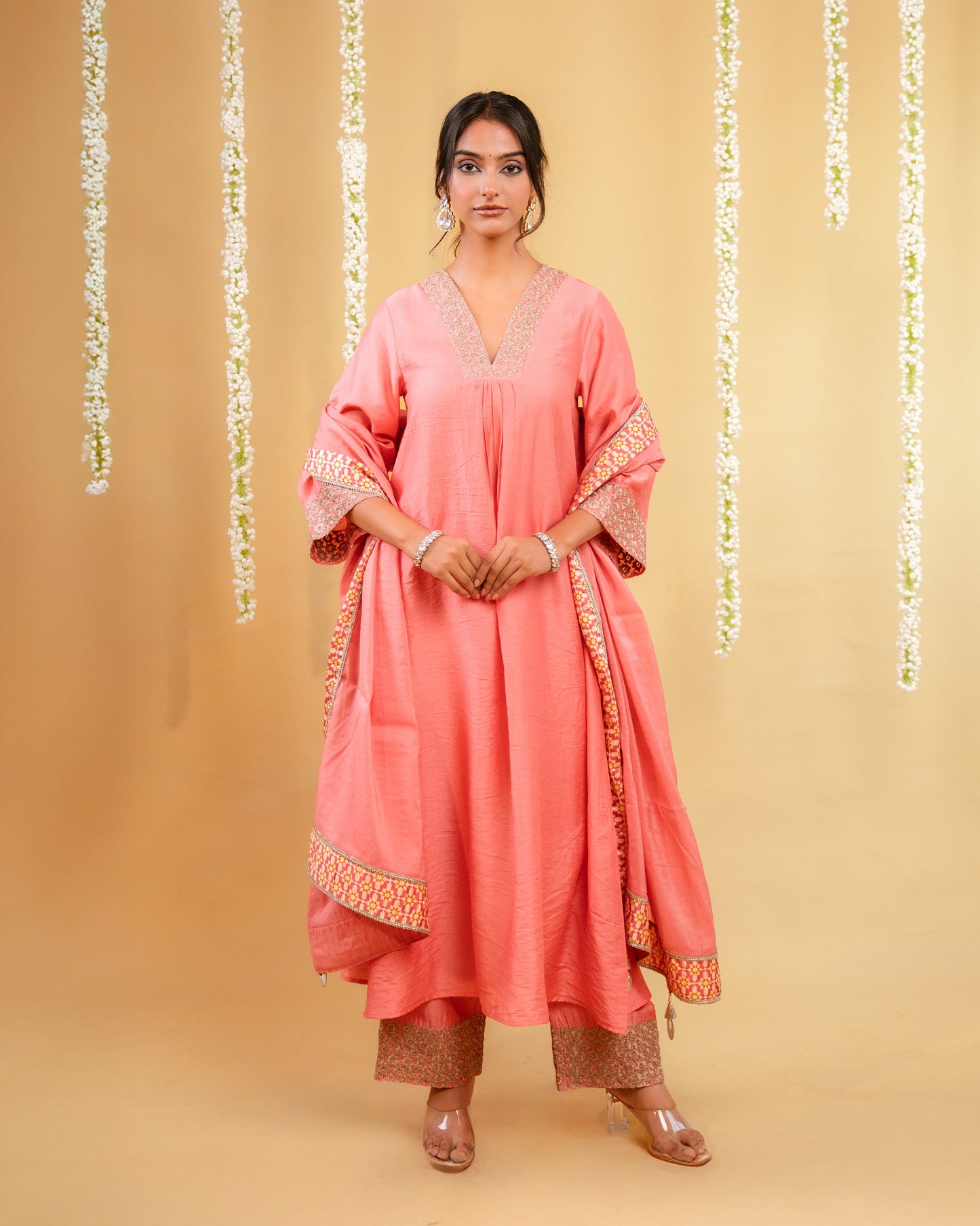 Rose Glow Kurta Set