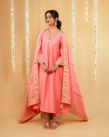 Rose Glow Kurta Set