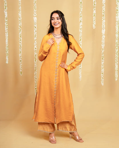 Marigold Glow Kurta Set