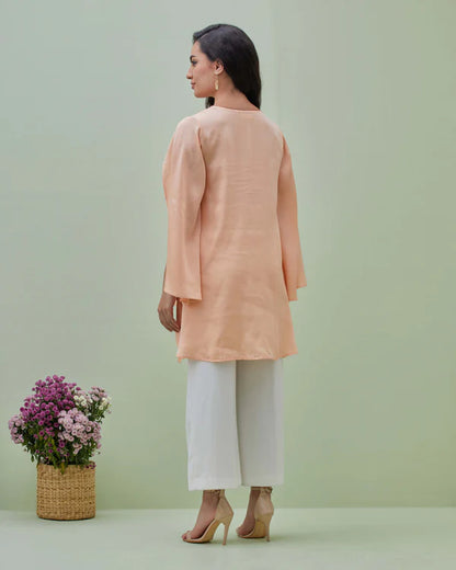 Peach Pink Cape Top