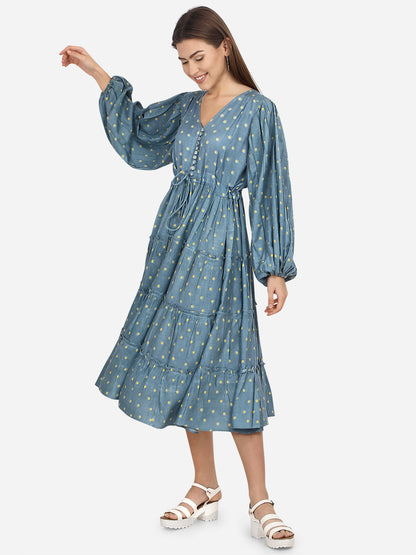 POLKA GYPSY MIDI DRESS