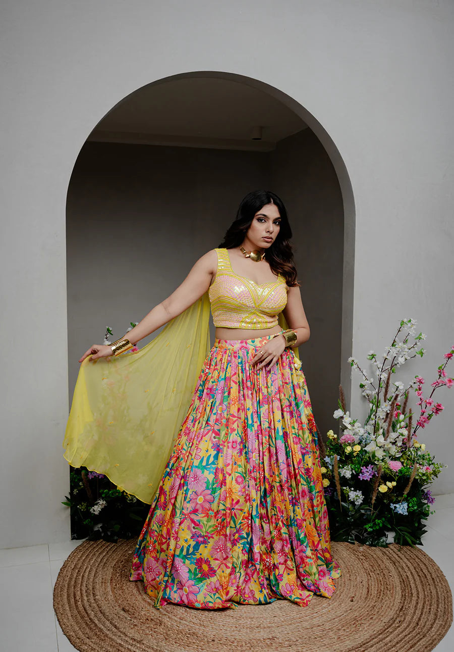 You’re Glowing Lehenga Set