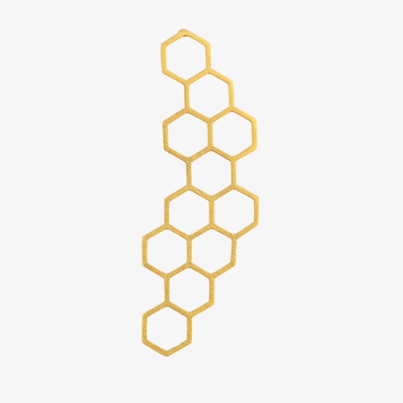 Hexagon Earrings