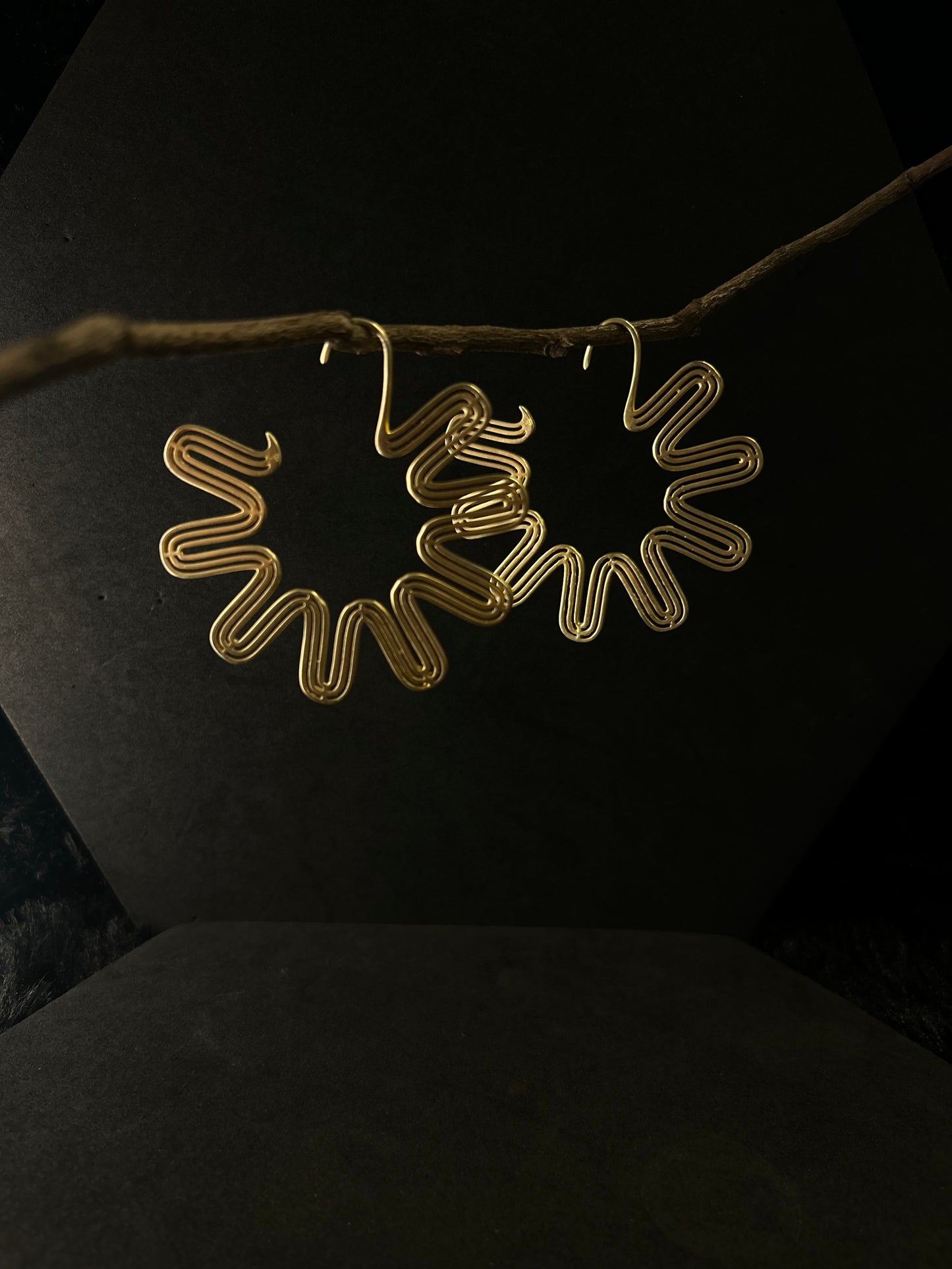 Wire earrings