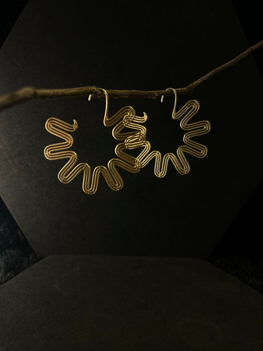 Wire earrings