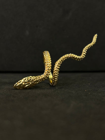 Slimy snake ring