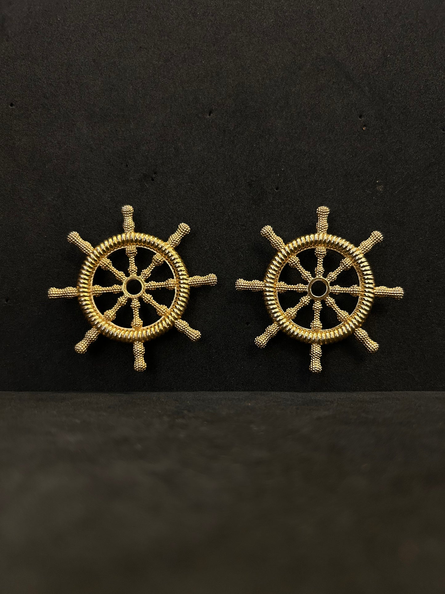 Shipwheel Earrings