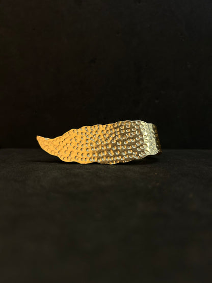 Hammered ring cuff