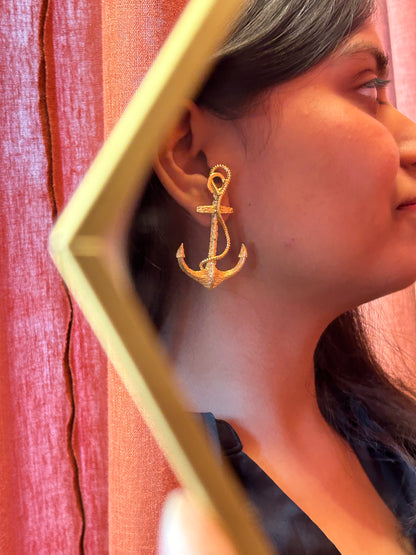 Anchor earrings