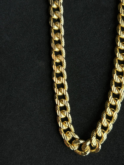 Textured Cubans Chain