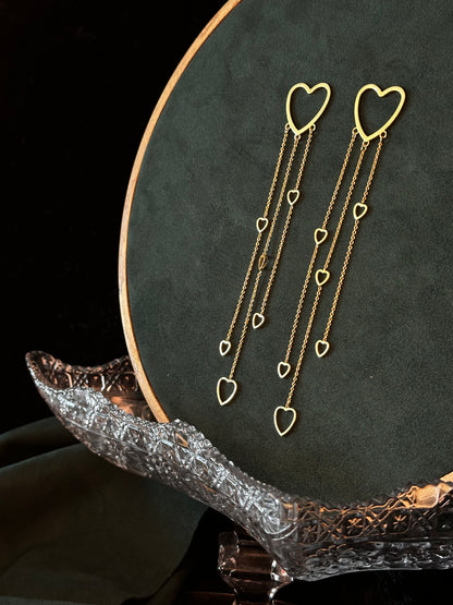 Dainty heart Earrings