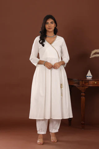 Chand Angrakha Cotton Kurta