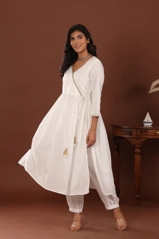 Chand Angrakha Cotton Kurta