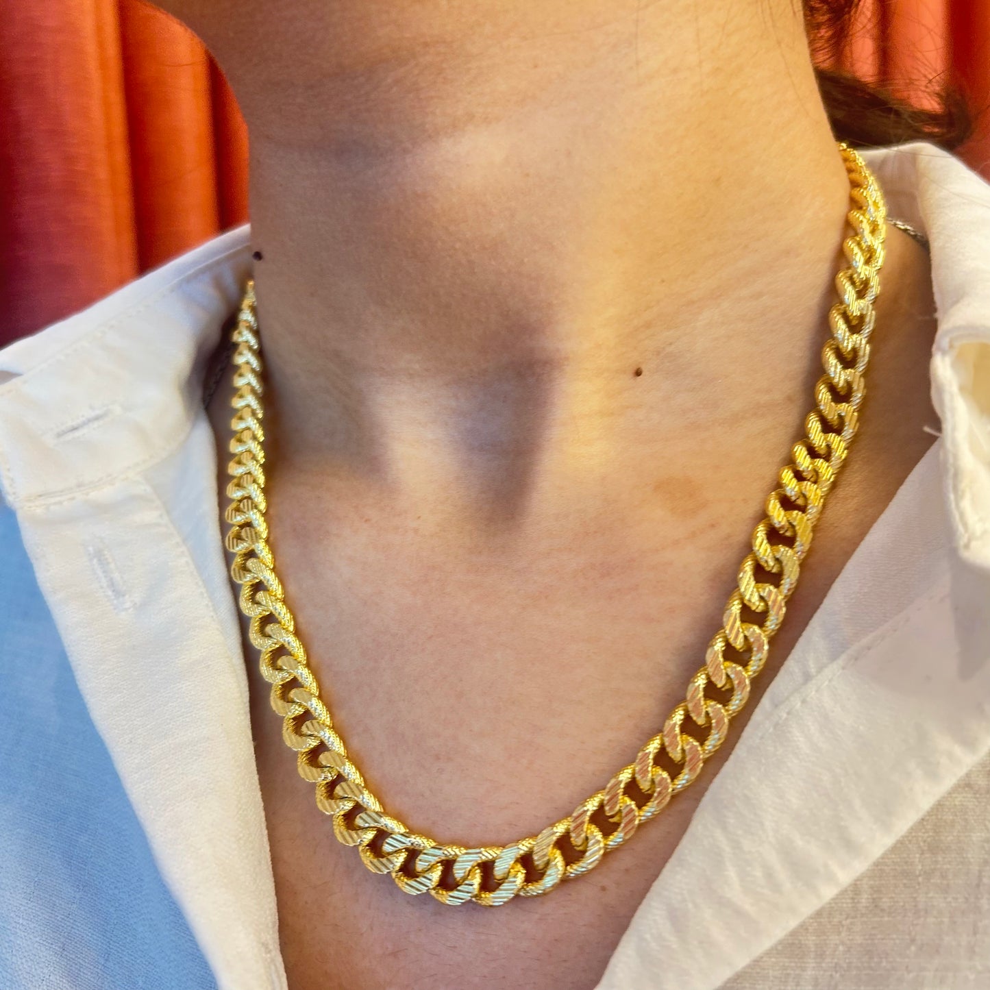 Textured Cubans Chain
