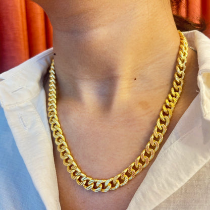 Textured Cubans Chain