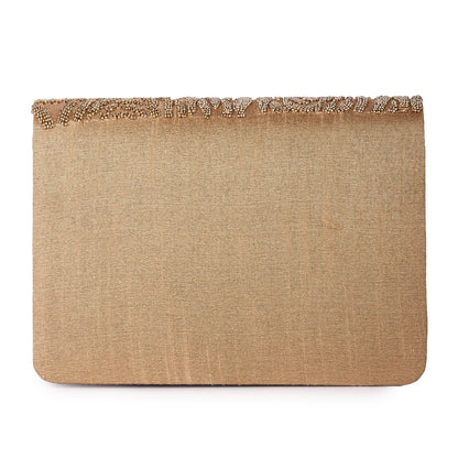 Rose subtle bead clutch