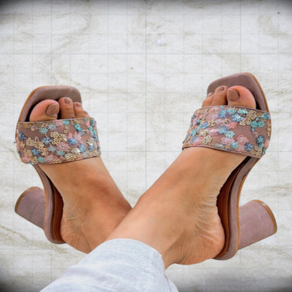 Sequins Heels