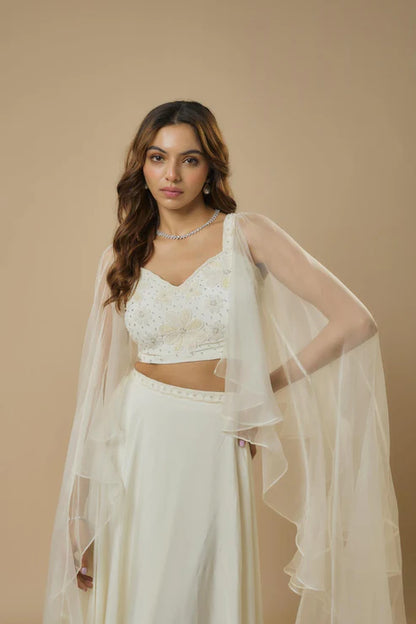 Ivory Lehenga set