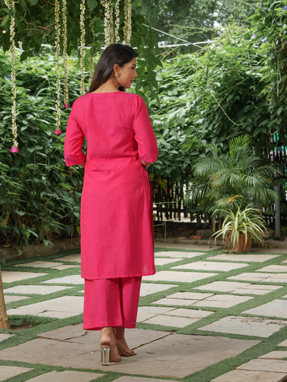 Gulaabi Dhoop Kurta Set