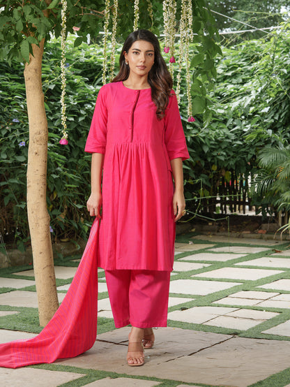 Gulaabi Dhoop Kurta Set with Dupatta