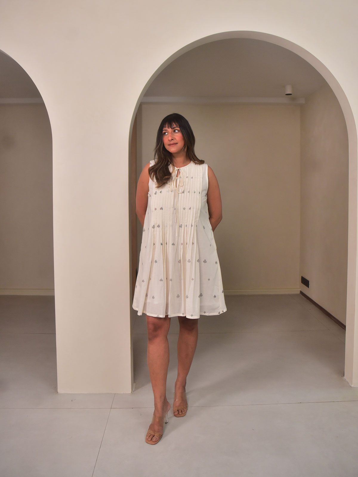 Lumi Pintuck Dress