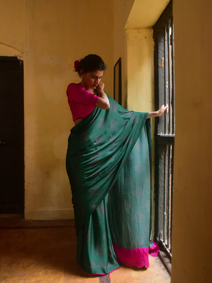 Kavya Modal Saree with Blouse