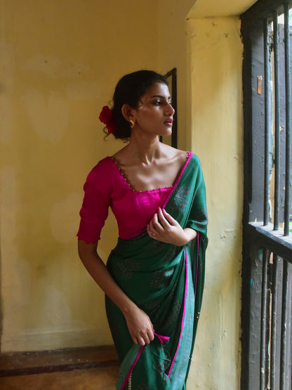 Kavya Modal Saree with Blouse