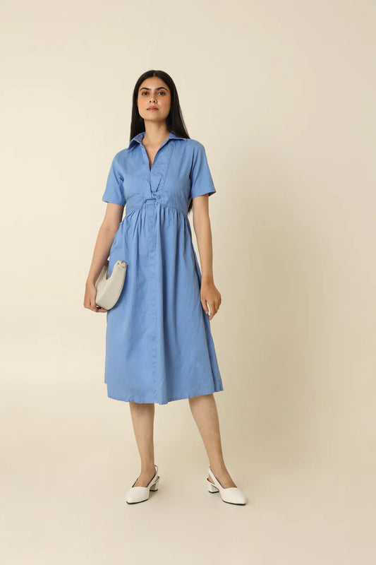 Marbella knot detail dress