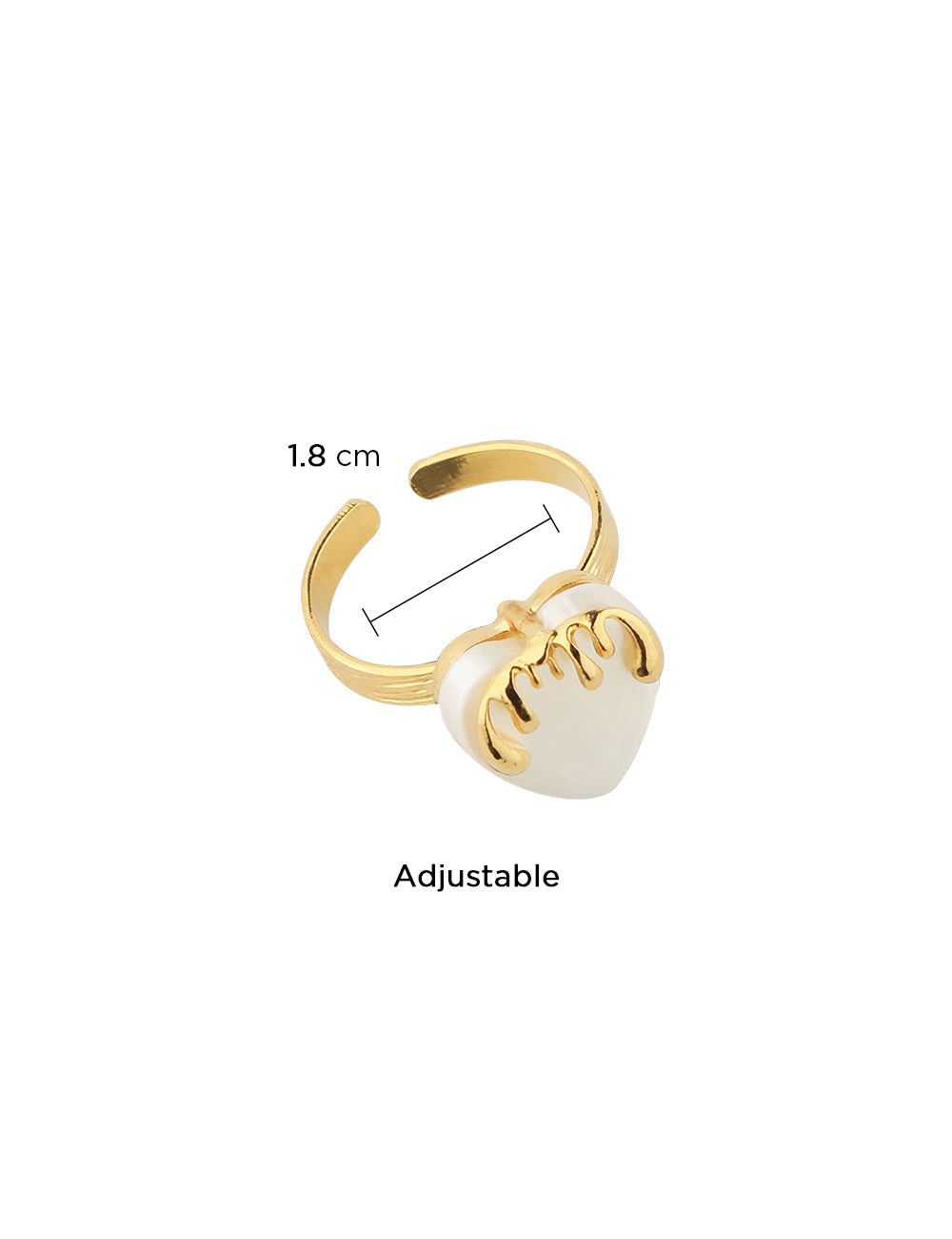 Melting Heart Ring
