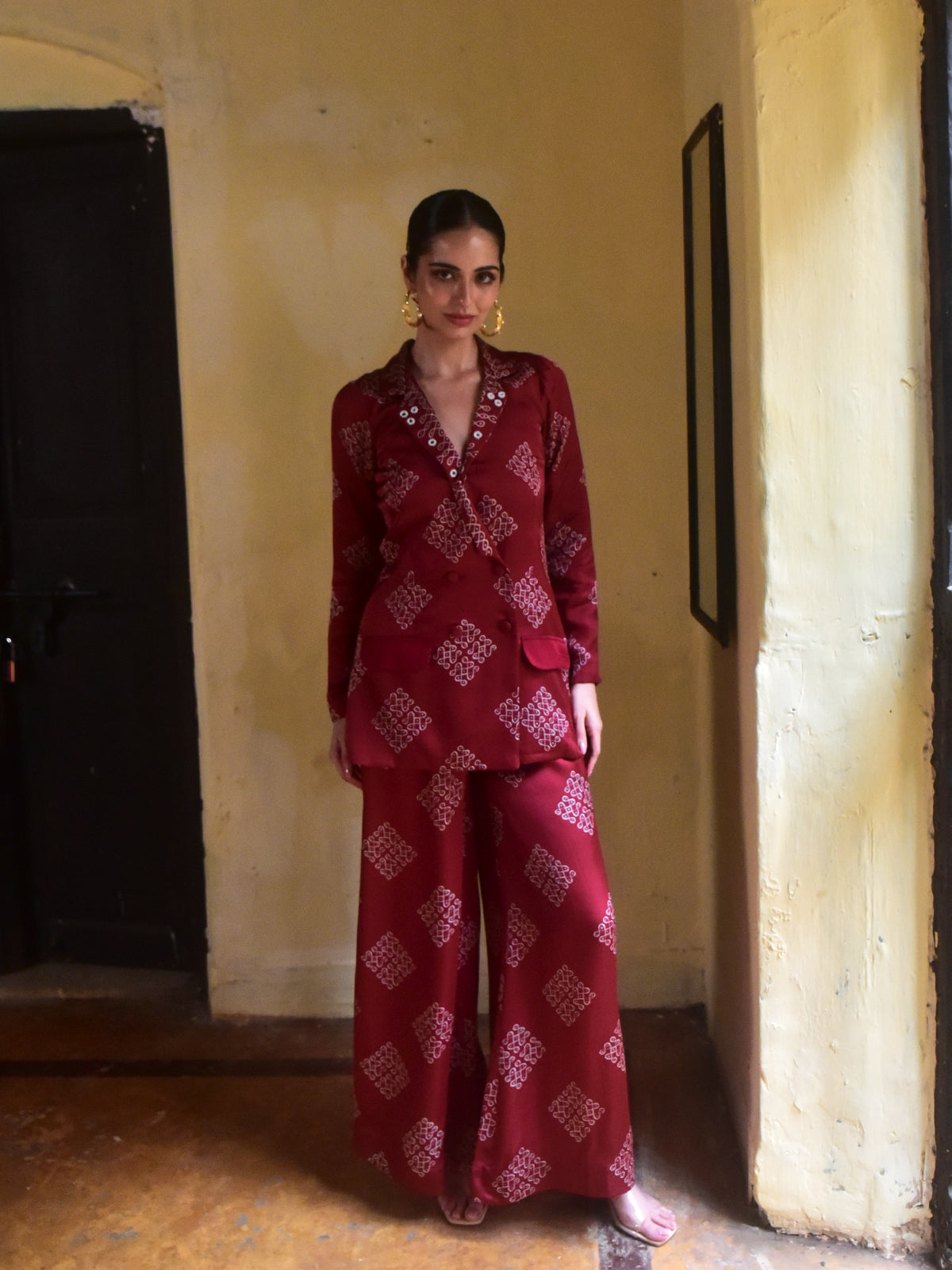 Mohna Modal Blazer Set