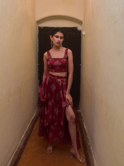 Mohna Modal Skirt Set