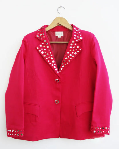 Mirror Embroidered Blazer