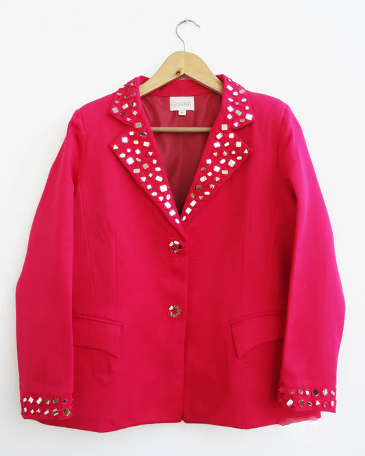 Mirror Embroidered Blazer