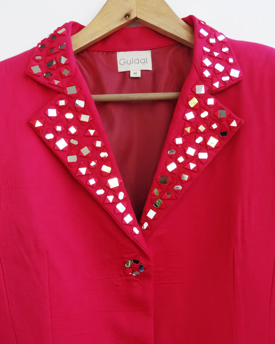 Mirror Embroidered Blazer