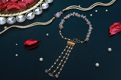 PAYA Cut Stone Rakhi and Lumba / Sister Rakhi / Bhabhi Rakhi Combo