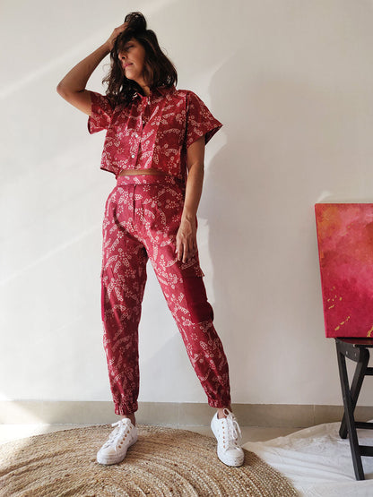 Plum Crop Shirt - WhySoBlue