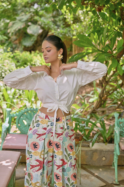 Fish print 2 piece set