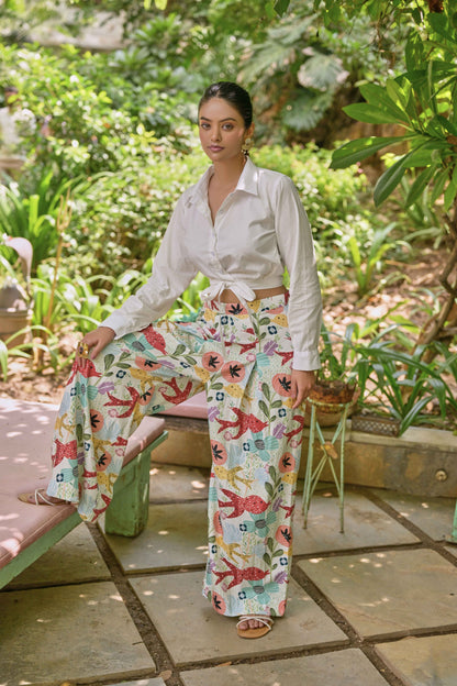 Fish print 2 piece set