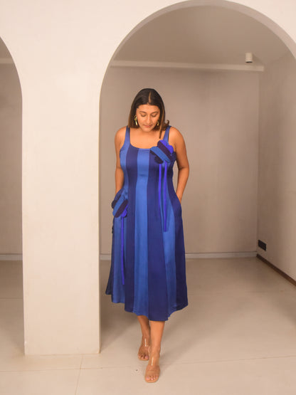 Selene Modal Panelled Applique Dress