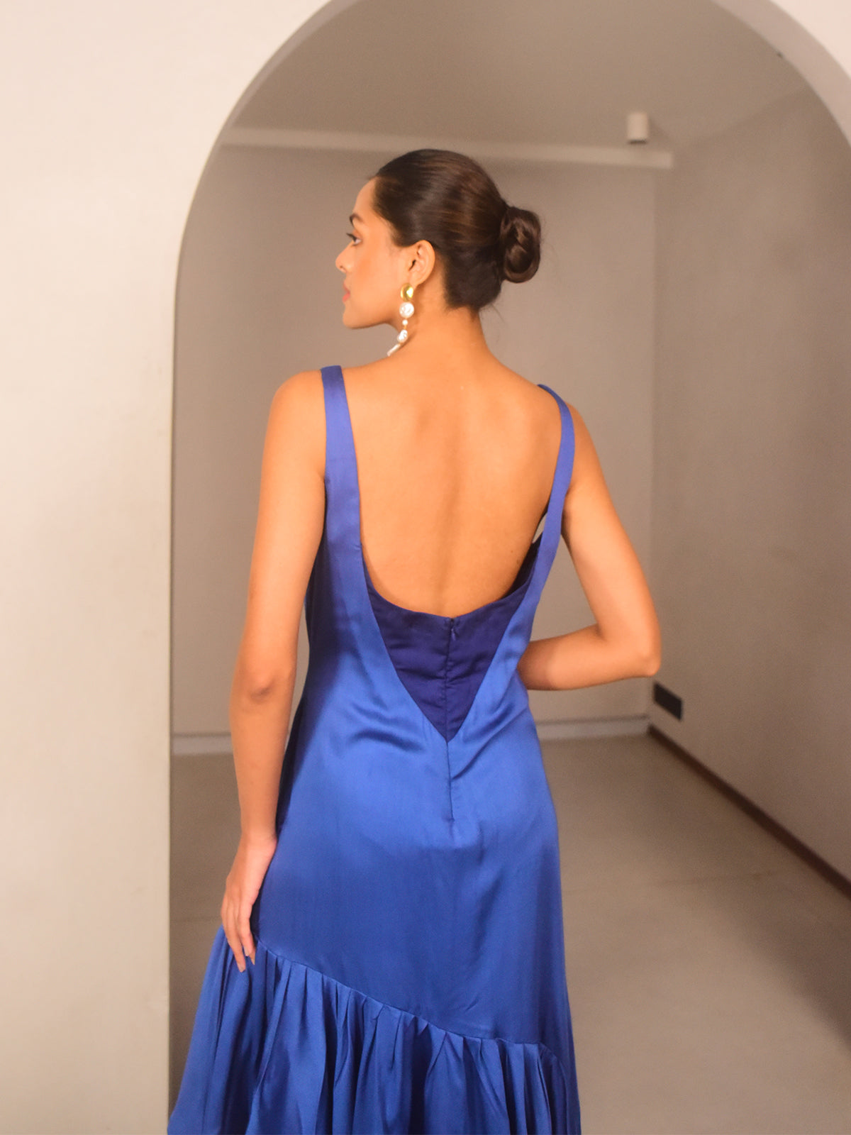 Selene Modal Ruffled Dress