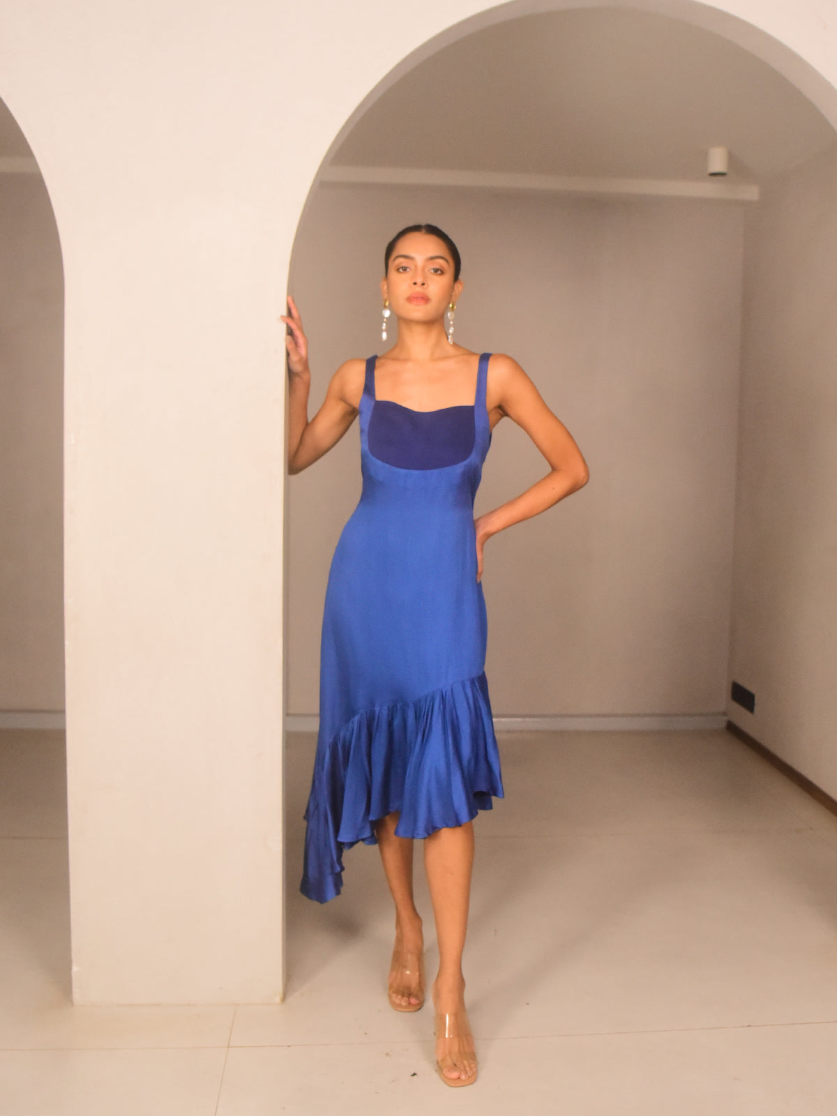 Selene Modal Ruffled Dress