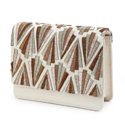 Royal gold clutch