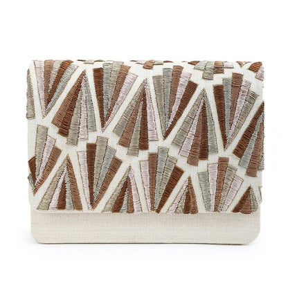 Royal gold clutch