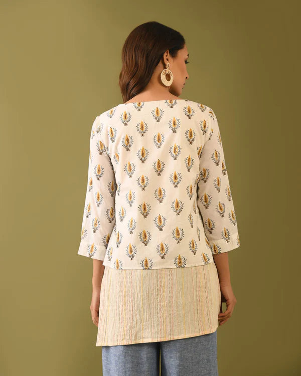 Hand Block Printed Layered Tunic