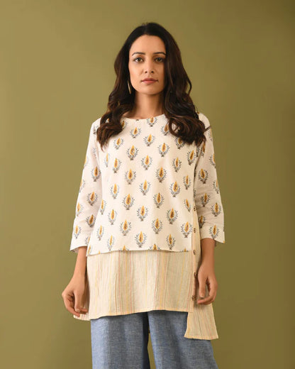 Hand Block Printed Layered Tunic