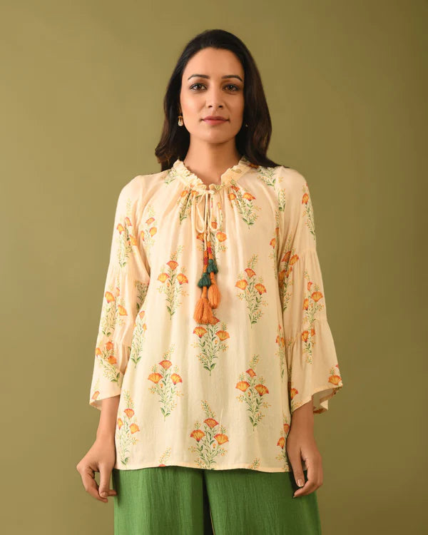 Printed Viscose Tunic