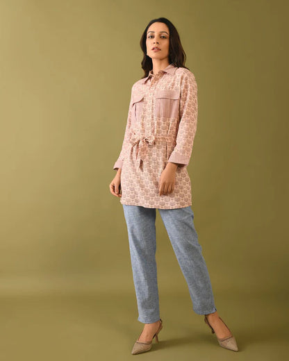 Hand Block Printed Linen Tunic