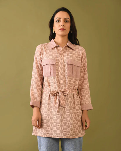 Hand Block Printed Linen Tunic